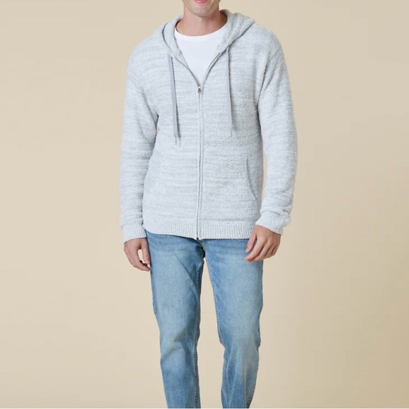 Softies Other - Softies Take 10 Men's Heather Marshmallow Full Zip Hoodie~ size M